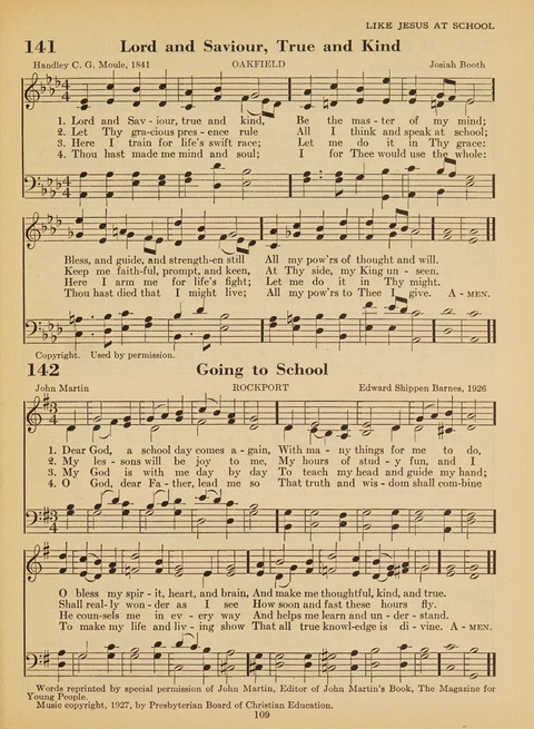 Junior Church School Hymnal: for use in the junior section of the church school, in the home, and in junior congragations (Teacher