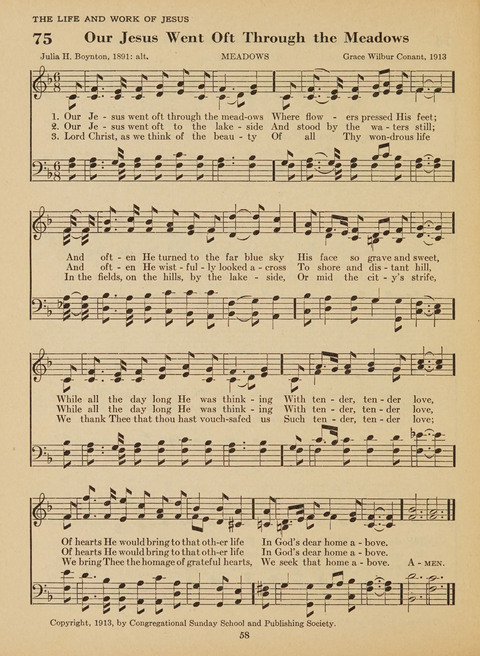 Junior Church School Hymnal: for use in the junior section of the church school, in the home, and in junior congragations (Teacher