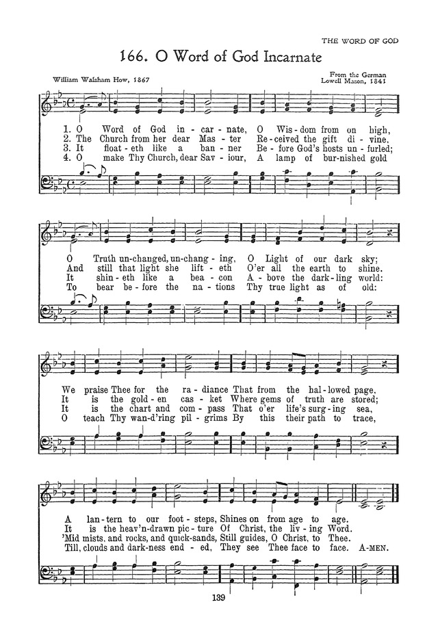 The Junior Hymnal, Containing Sunday School and Luther League Liturgy and Hymns for the Sunday School page 139
