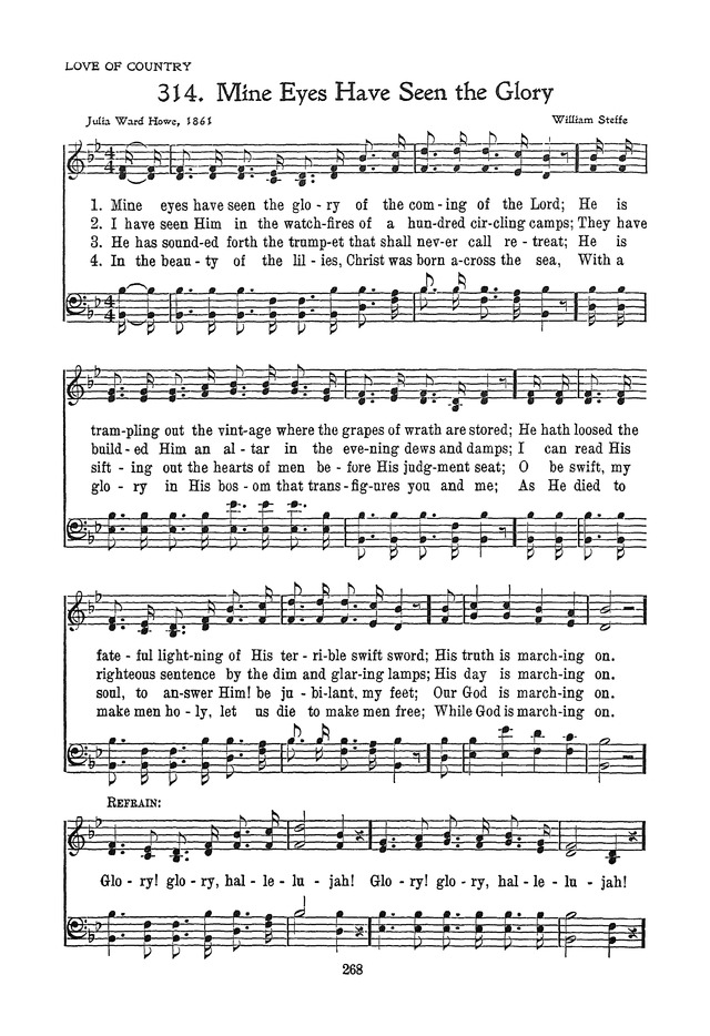 The Junior Hymnal, Containing Sunday School and Luther League Liturgy and Hymns for the Sunday School page 268