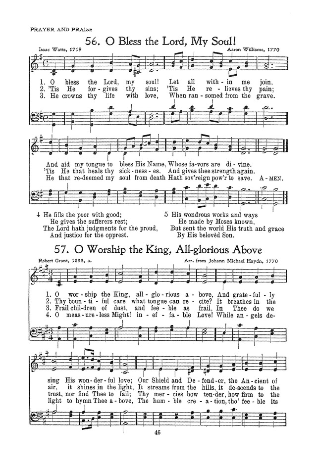 The Junior Hymnal, Containing Sunday School and Luther League Liturgy and Hymns for the Sunday School page 46