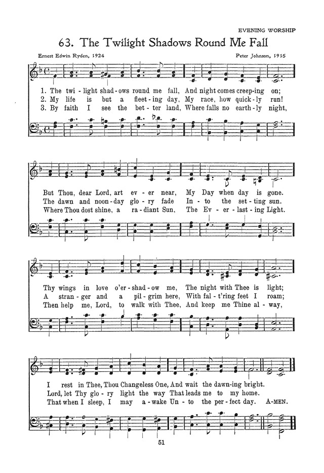 The Junior Hymnal, Containing Sunday School and Luther League Liturgy and Hymns for the Sunday School page 51