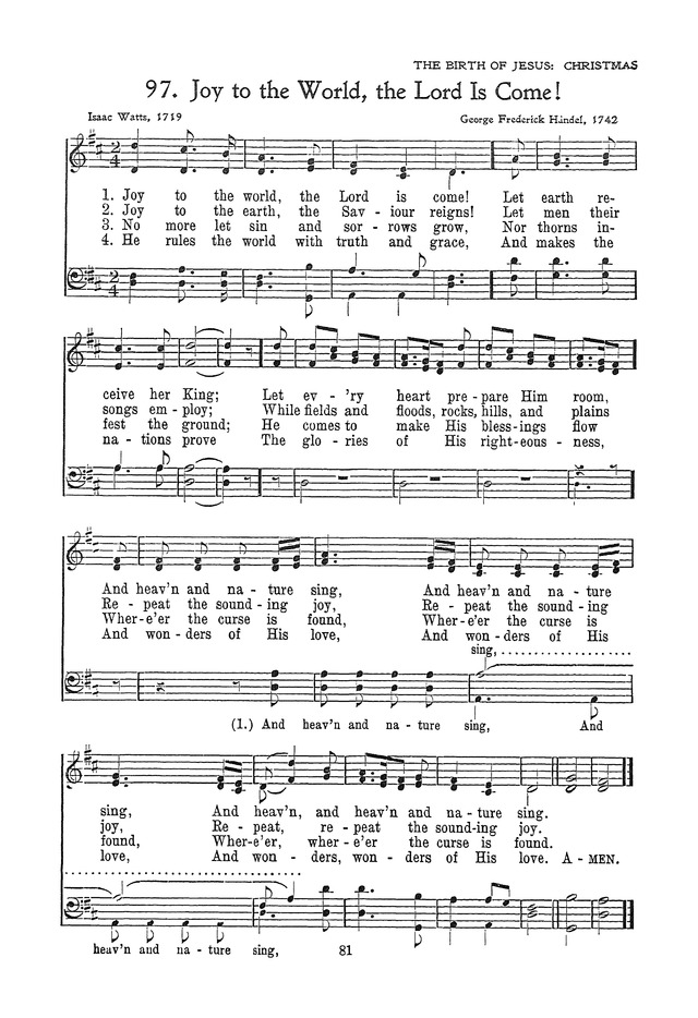 The Junior Hymnal, Containing Sunday School and Luther League Liturgy and Hymns for the Sunday School page 81