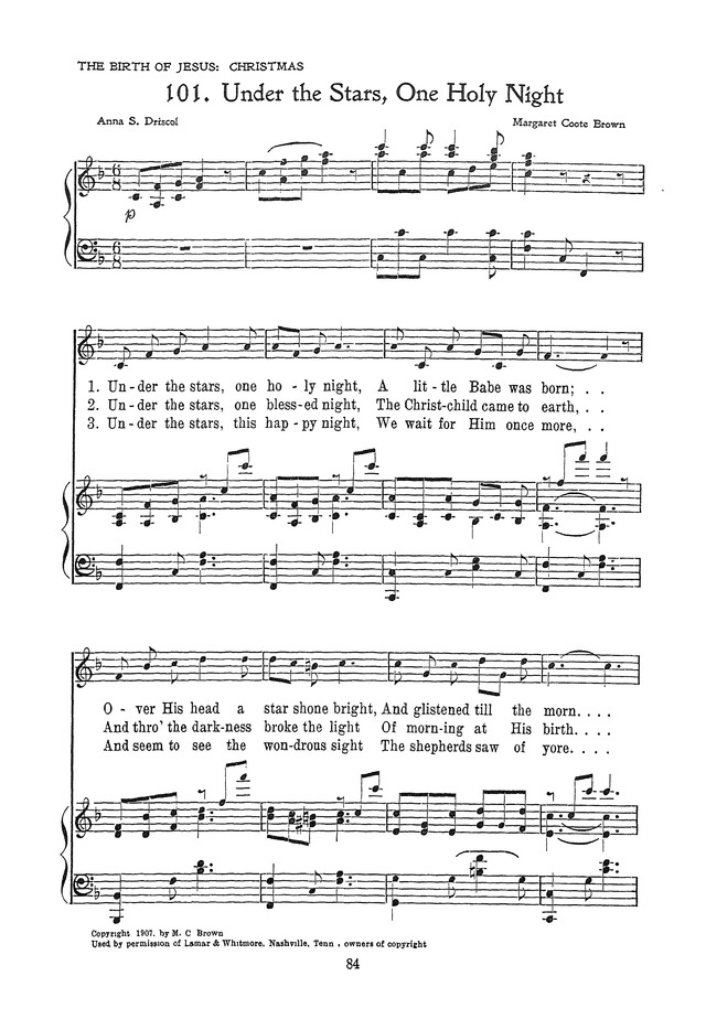 The Junior Hymnal, Containing Sunday School and Luther League Liturgy and Hymns for the Sunday School page 84