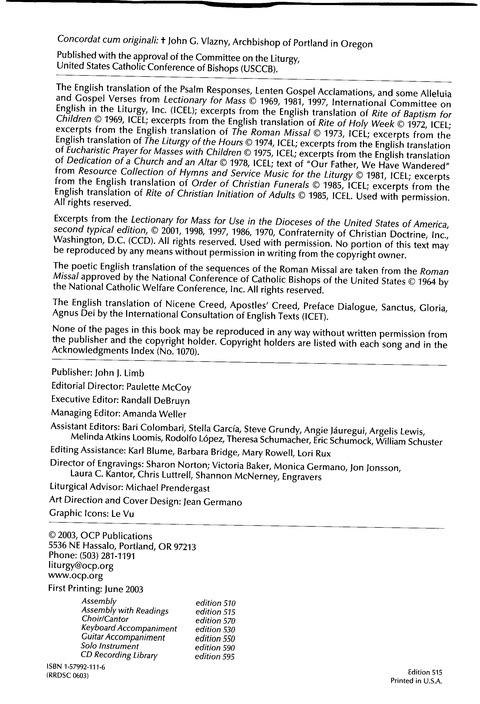 Journeysongs (2nd ed.) page ii