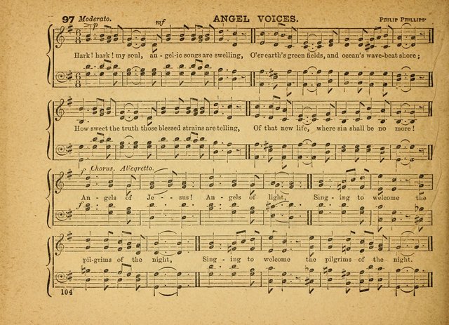 The Jewel: a selection of hymns and tunes for the Sabbath school, designed as a supplement to "The Gem" page 104