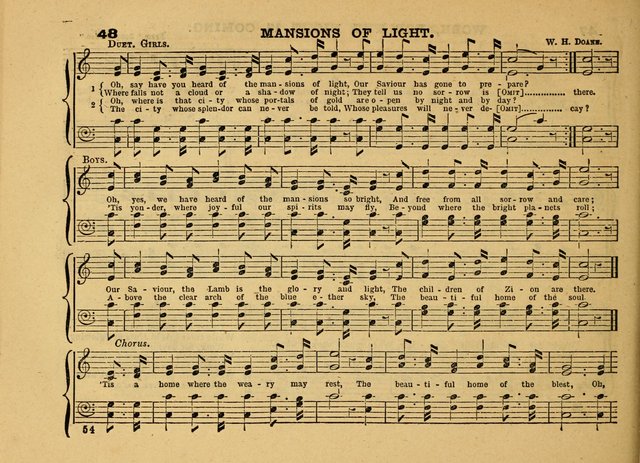 The Jewel: a selection of hymns and tunes for the Sabbath school, designed as a supplement to "The Gem" page 54