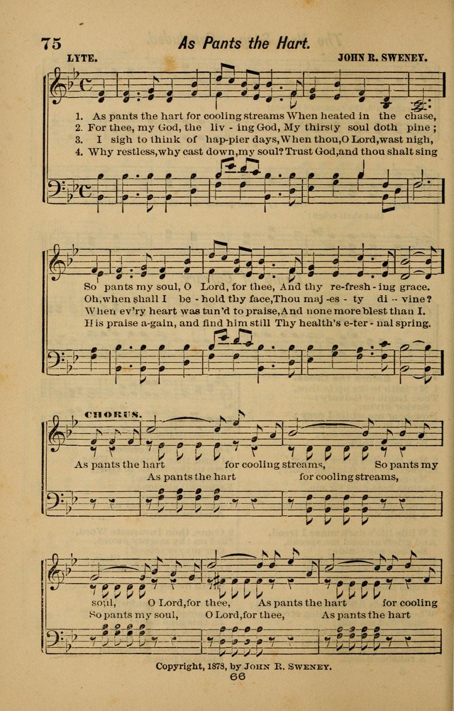 Joy to the World: or, sacred songs for gospel meetings page 66