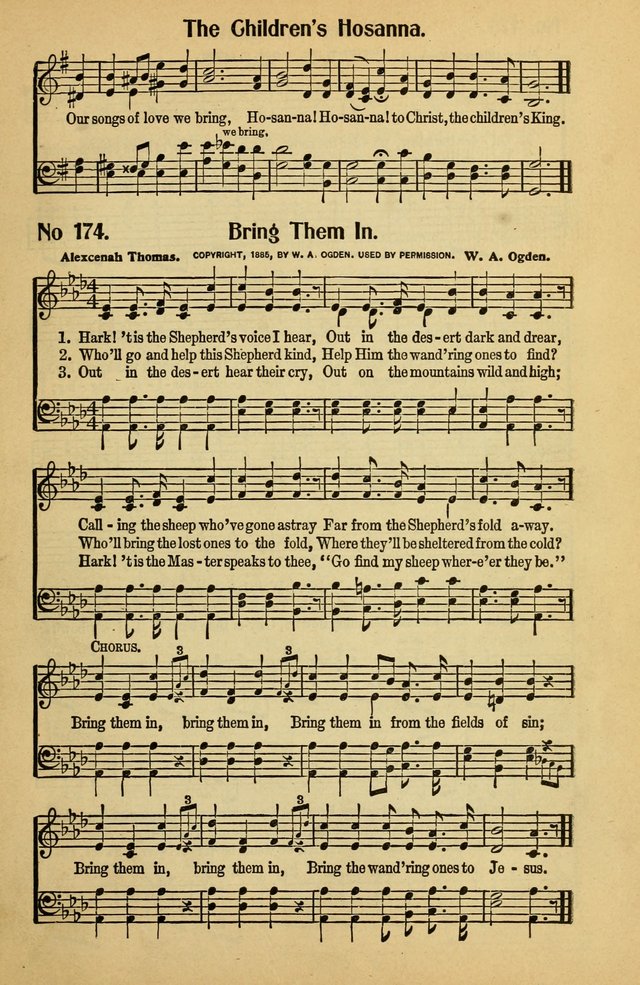 Joy to the World: for the Church and Sunday School page 176