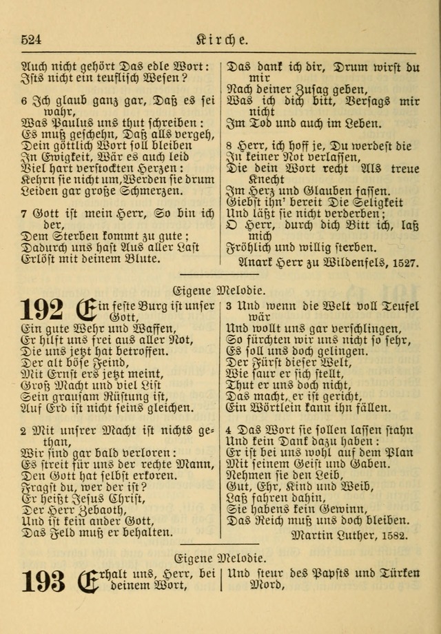 Kirchenbuch für Evangelisch-Lutherische Gemeinden: Herausgegeben von der Allgemeinen Versammlung der Evangelisch-Lutherischen Kirche in Nord Amerika (Neue und Verb. Aus.) page 524