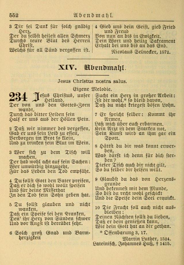 Kirchenbuch für Evangelisch-Lutherische Gemeinden: Herausgegeben von der Allgemeinen Versammlung der Evangelisch-Lutherischen Kirche in Nord Amerika (Neue und Verb. Aus.) page 552