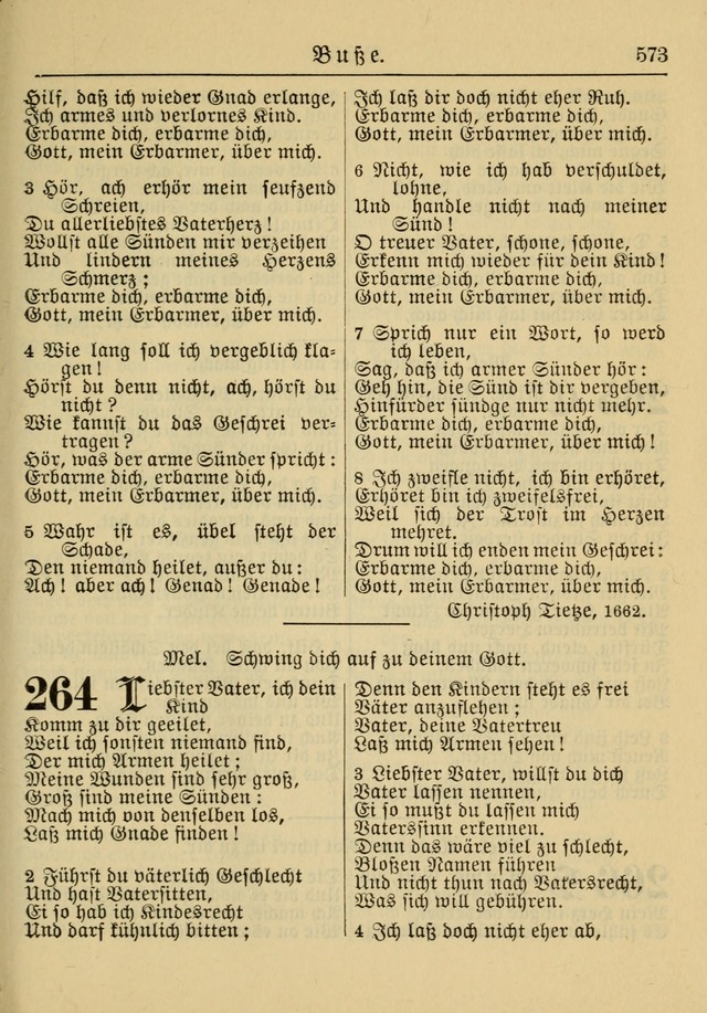 Kirchenbuch für Evangelisch-Lutherische Gemeinden: Herausgegeben von der Allgemeinen Versammlung der Evangelisch-Lutherischen Kirche in Nord Amerika (Neue und Verb. Aus.) page 573