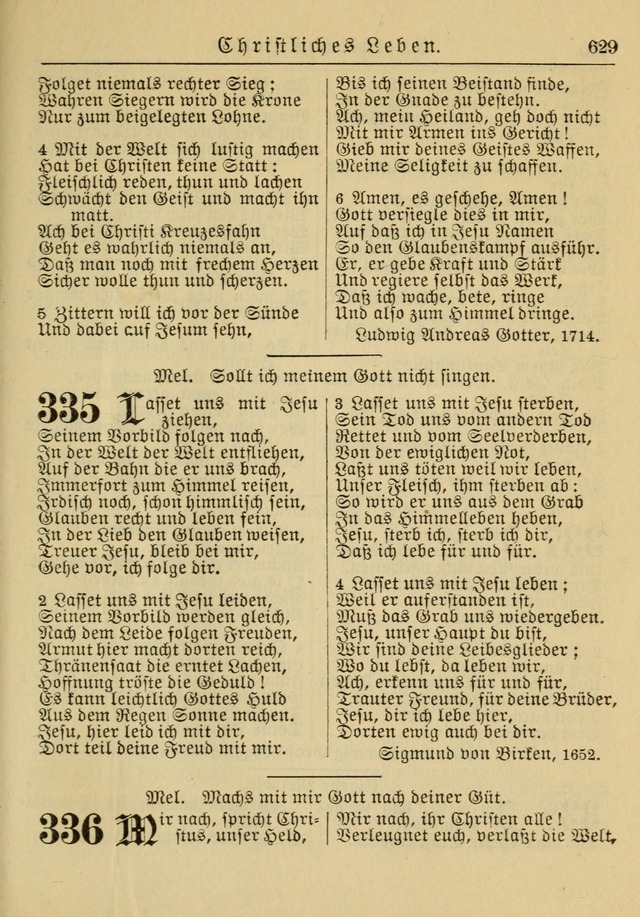 Kirchenbuch für Evangelisch-Lutherische Gemeinden: Herausgegeben von der Allgemeinen Versammlung der Evangelisch-Lutherischen Kirche in Nord Amerika (Neue und Verb. Aus.) page 629