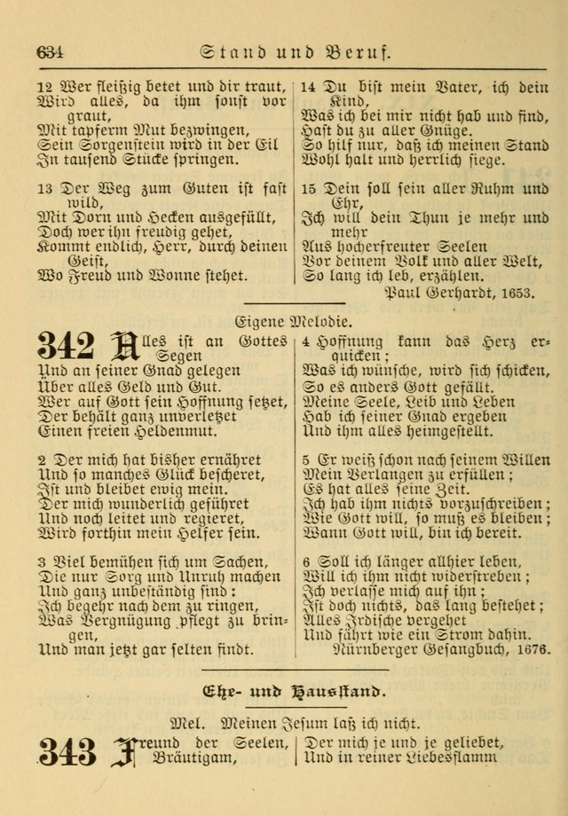 Kirchenbuch für Evangelisch-Lutherische Gemeinden: Herausgegeben von der Allgemeinen Versammlung der Evangelisch-Lutherischen Kirche in Nord Amerika (Neue und Verb. Aus.) page 634