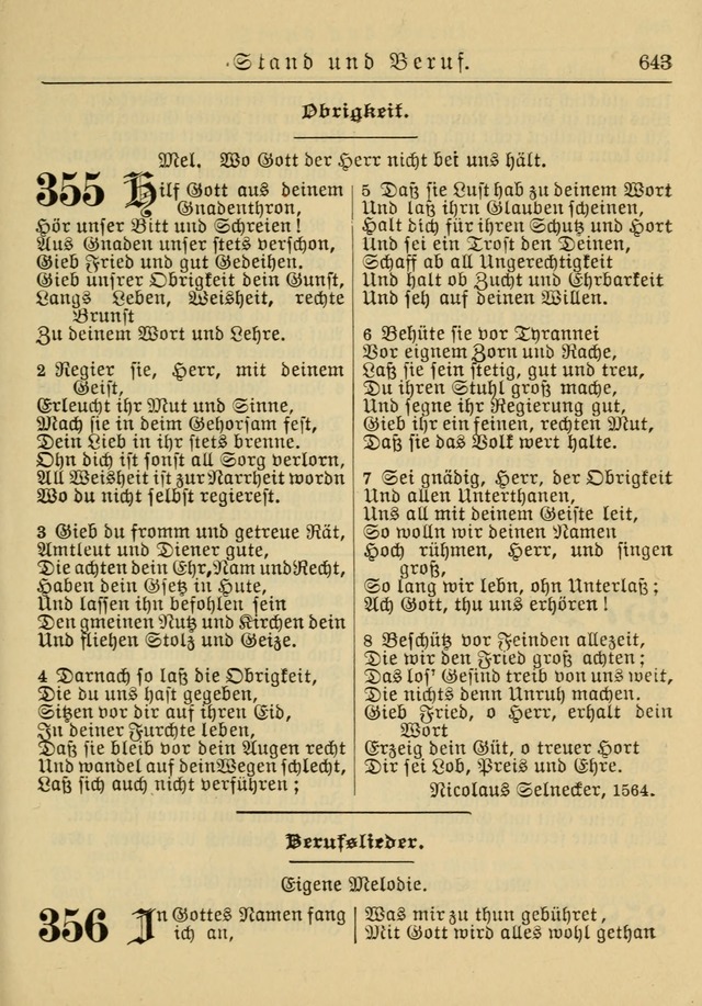 Kirchenbuch für Evangelisch-Lutherische Gemeinden: Herausgegeben von der Allgemeinen Versammlung der Evangelisch-Lutherischen Kirche in Nord Amerika (Neue und Verb. Aus.) page 643
