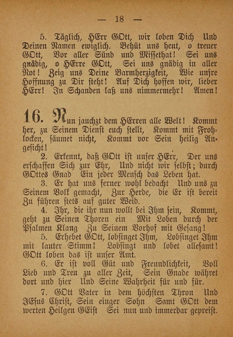 Kropper Gesang- und Liederbuch: (4. ed) page 18