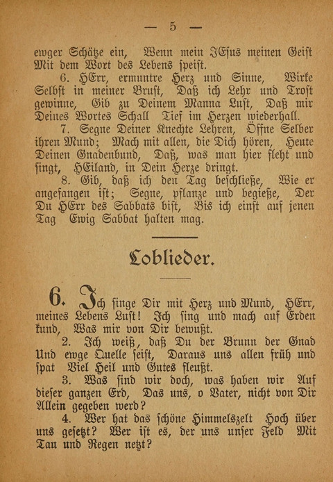 Kropper Gesang- und Liederbuch: (4. ed) page 5