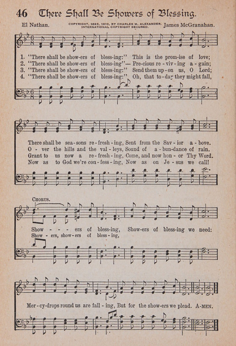 Kingdom Songs: the choicest hymns and gospel songs for all the earth, for general us in church services, Sunday schools, and young people meetings page 51