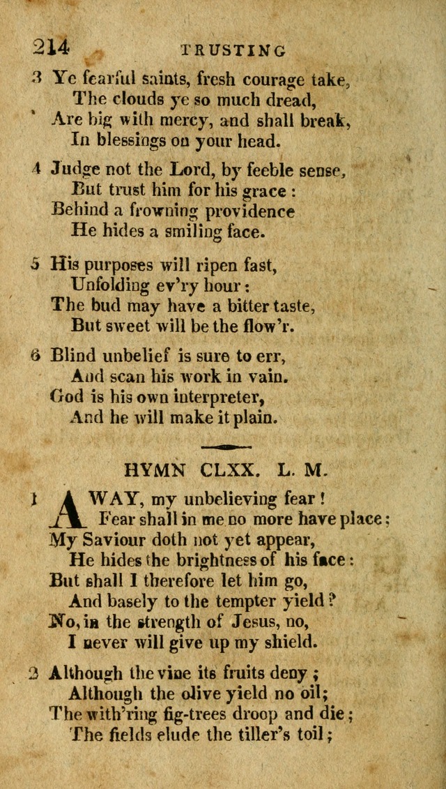 The Latest Collection of Original and Select Hymns and Spiritual Songs page 214