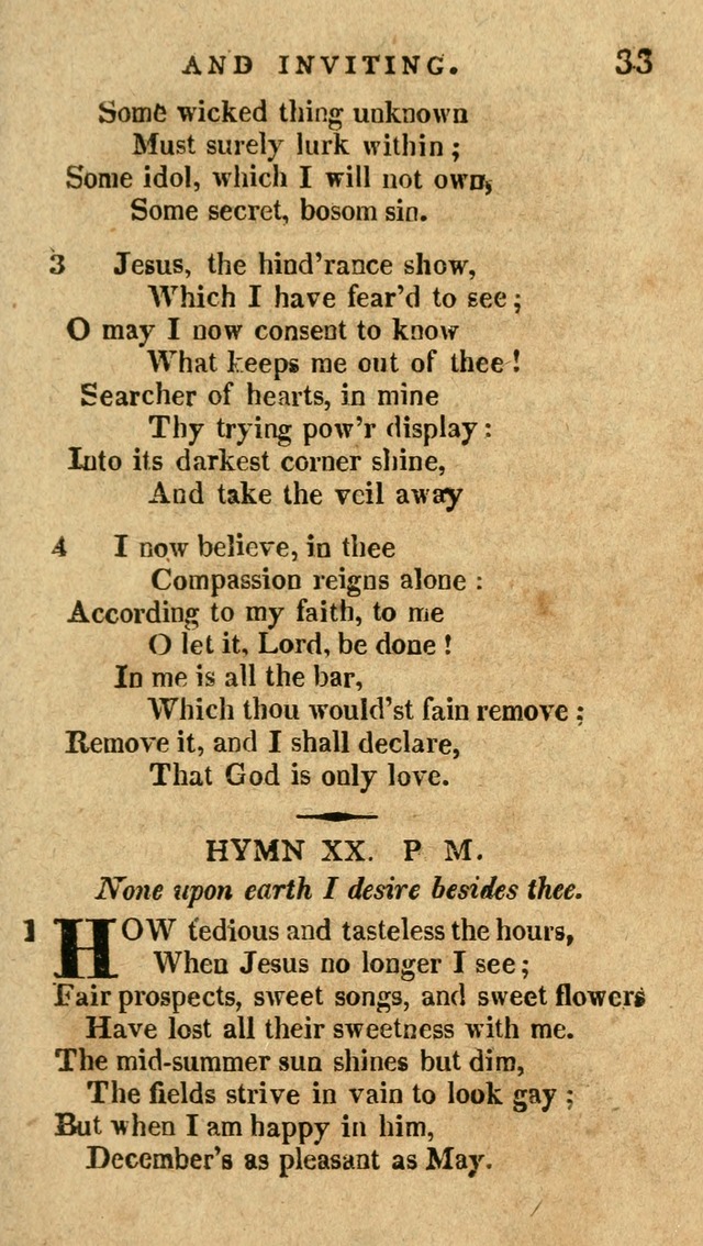 The Latest Collection of Original and Select Hymns and Spiritual Songs page 33