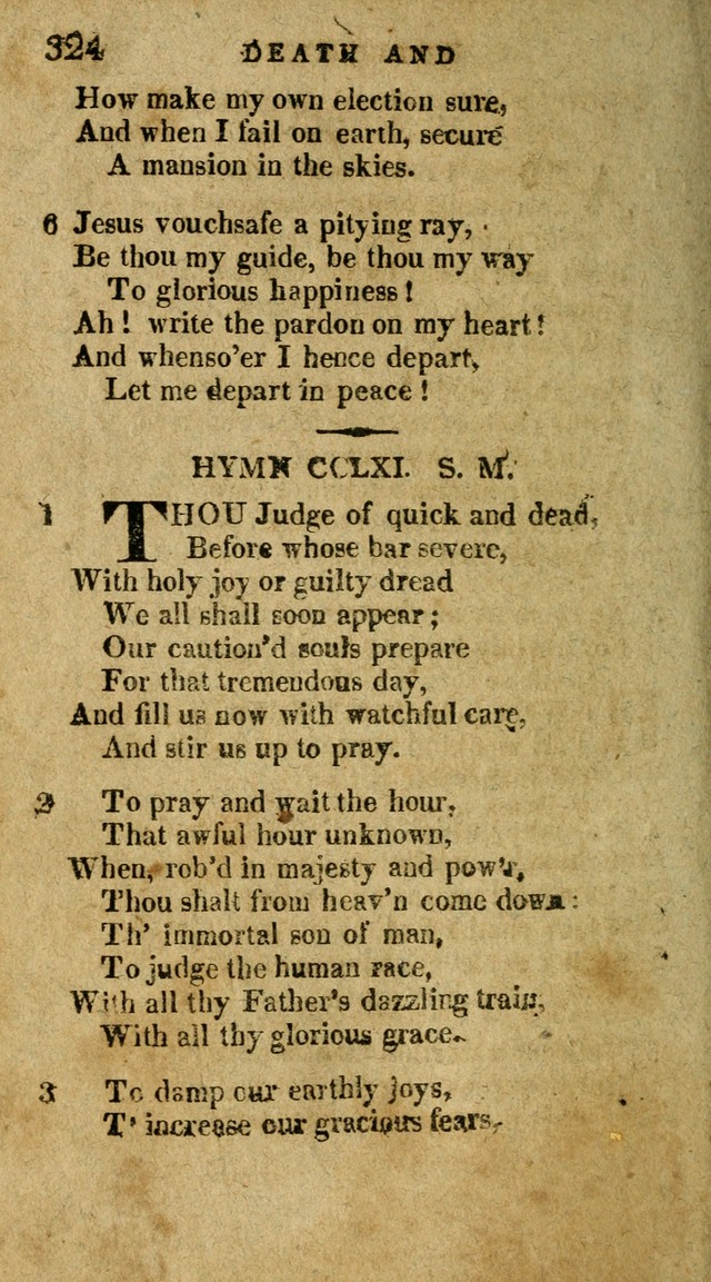 The Latest Collection of Original and Select Hymns and Spiritual Songs page 330