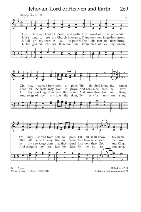 Hymns of the Church of Jesus Christ of Latter-day Saints page 287