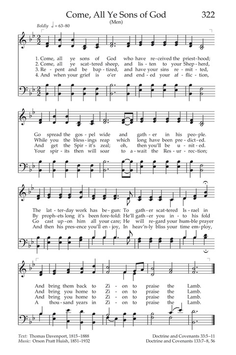 Hymns of the Church of Jesus Christ of Latter-day Saints page 349