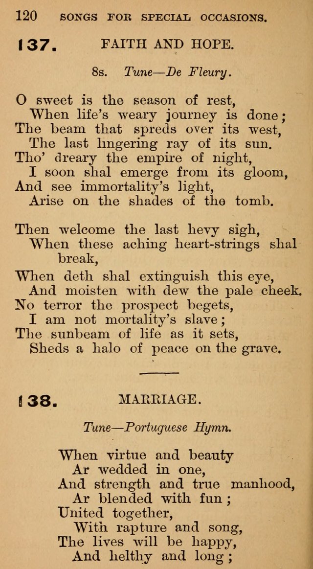 The Liberal Hymn Book: a collection of liberal songs adapted to popular tunes. For use in liberal leagues and other meetings, and in liberal homes page 124