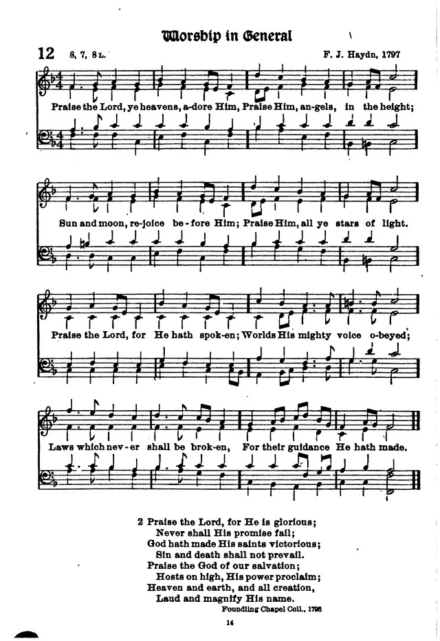 The Lutheran Hymnary page 113
