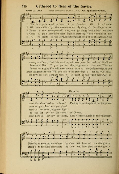 Light and Life Songs No. 2 page 116