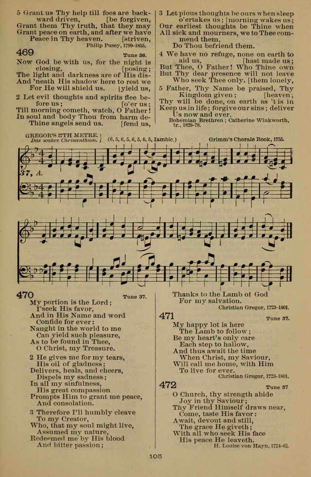 The Liturgy and the Offices of Worship and Hymns of the American Province of the Unitas Fratrum, or the Moravian Church page 289