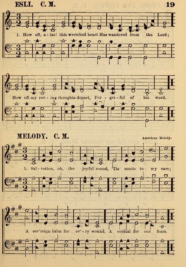 The Little Seraph: in seven character notes, for churches and Sunday-schools page 19