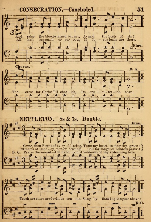 The Little Seraph: in seven character notes, for churches and Sunday-schools page 51