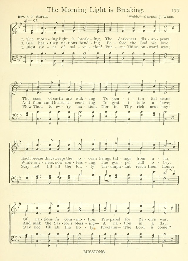 Life-Time Hymns: a collection of old and new hymns of the Christian Church page 185