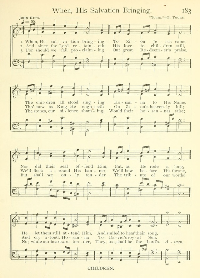 Life-Time Hymns: a collection of old and new hymns of the Christian Church page 191
