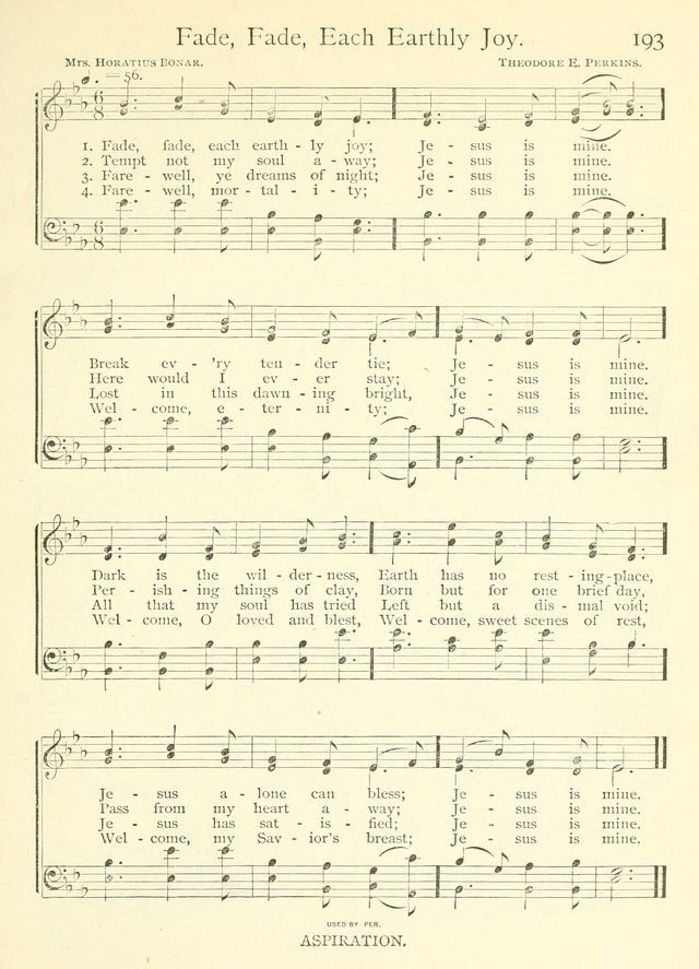 Life-Time Hymns: a collection of old and new hymns of the Christian Church page 201