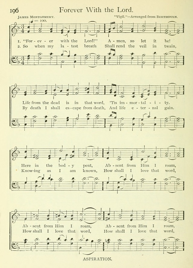 Life-Time Hymns: a collection of old and new hymns of the Christian Church page 204