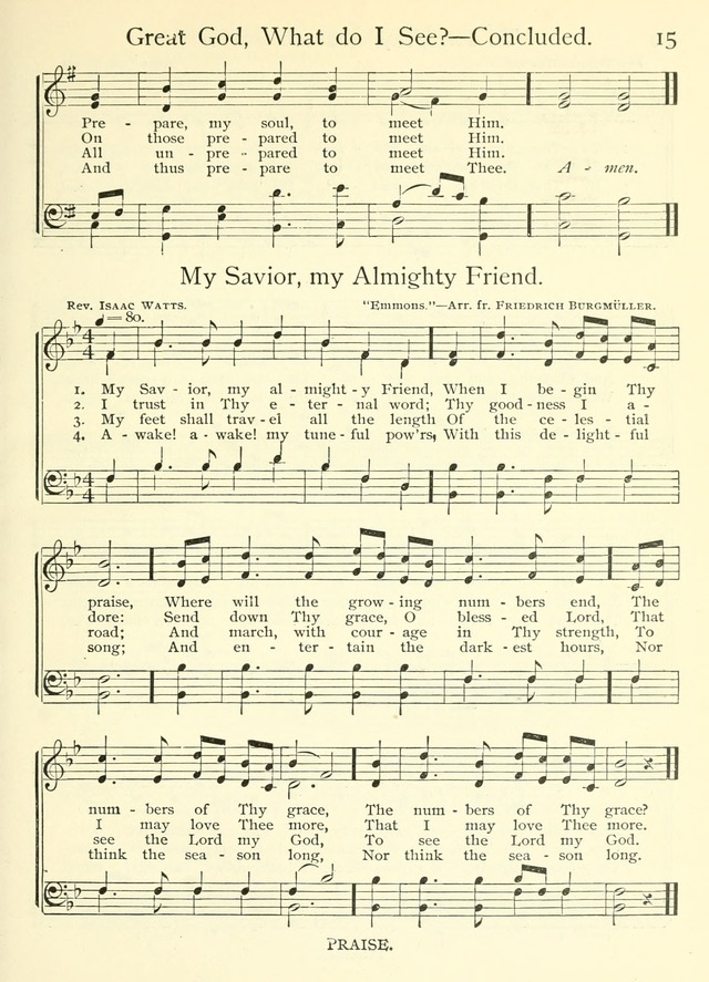 Life-Time Hymns: a collection of old and new hymns of the Christian Church page 23