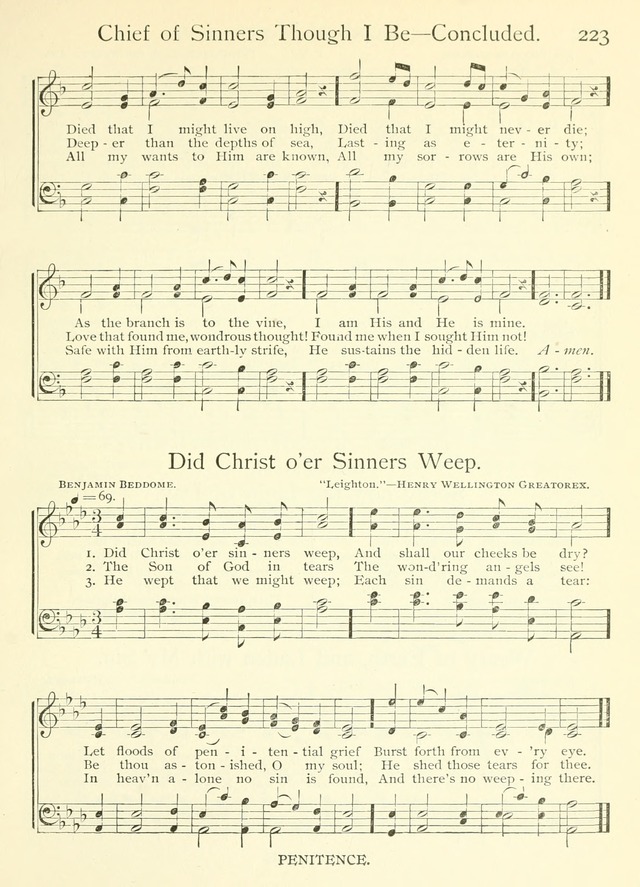 Life-Time Hymns: a collection of old and new hymns of the Christian Church page 231