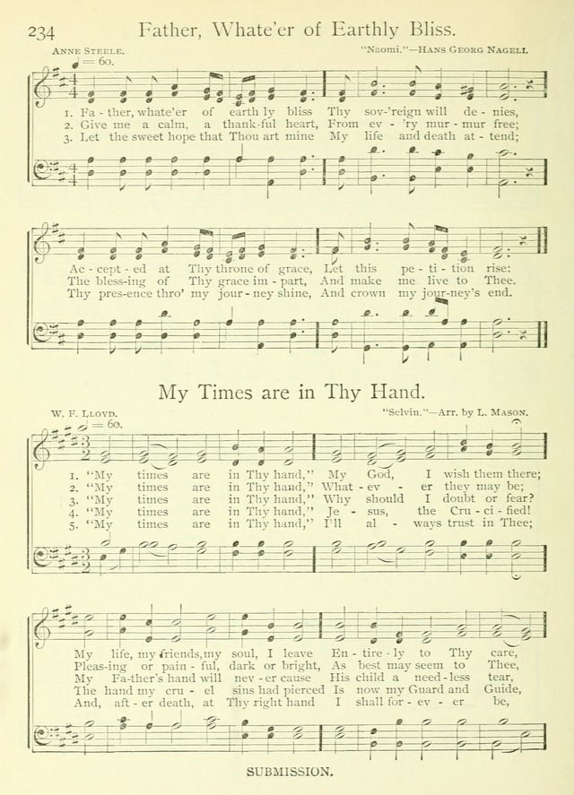 Life-Time Hymns: a collection of old and new hymns of the Christian Church page 242