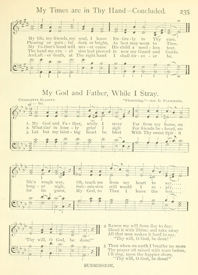 Life-Time Hymns: a collection of old and new hymns of the Christian Church page 243
