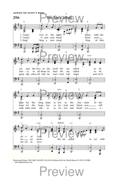 Lift Up Your Hearts: psalms, hymns, and spiritual songs page 320