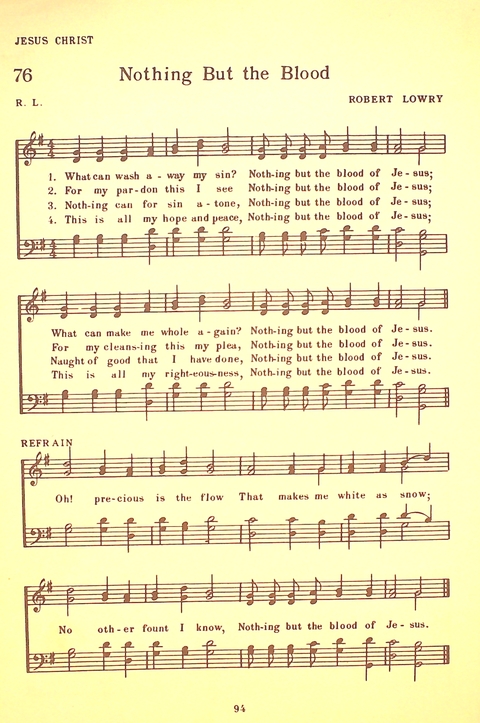Let Youth Praise Him: a hymnal for Christian primary schools, Sunday schools and Christian homes page 93