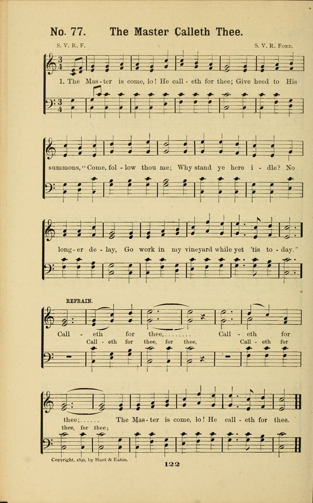 Melodies for Little People: containing also one hundred recitations for Sunday-schools, anniversary occasions, concerts, entertainments, and sociables, with songs adapted... page 122