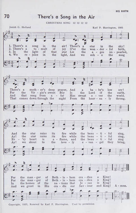 Church Hymnal: A Treasury of Hymns and Gospel Songs with responsive readings and aids to worship for public and private use page 59