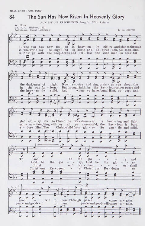 Church Hymnal: A Treasury of Hymns and Gospel Songs with responsive readings and aids to worship for public and private use page 72