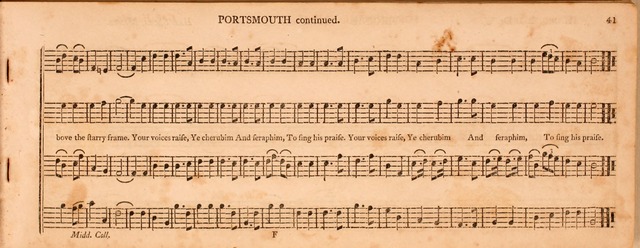 The Middlesex Collection of Church Music: or, ancient psalmody revived: containing a variety of psalm tunes, the most suitable to be used in divine service (2nd ed. rev. cor. and enl.) page 41