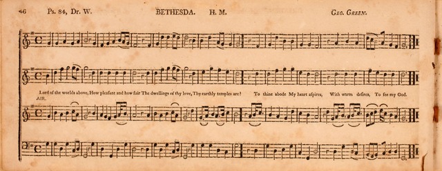 The Middlesex Collection of Church Music: or, ancient psalmody revived: containing a variety of psalm tunes, the most suitable to be used in divine service (2nd ed. rev. cor. and enl.) page 46