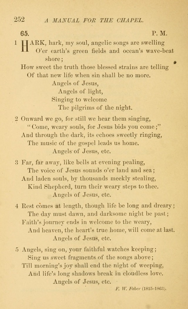 Manual for the chapel of Girard College page 261