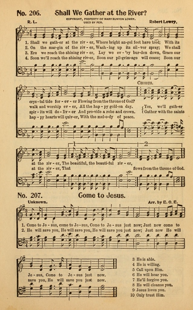 Make Christ King: a selection of high class gospel music for use in general worship and special evangelistic meetings page 203